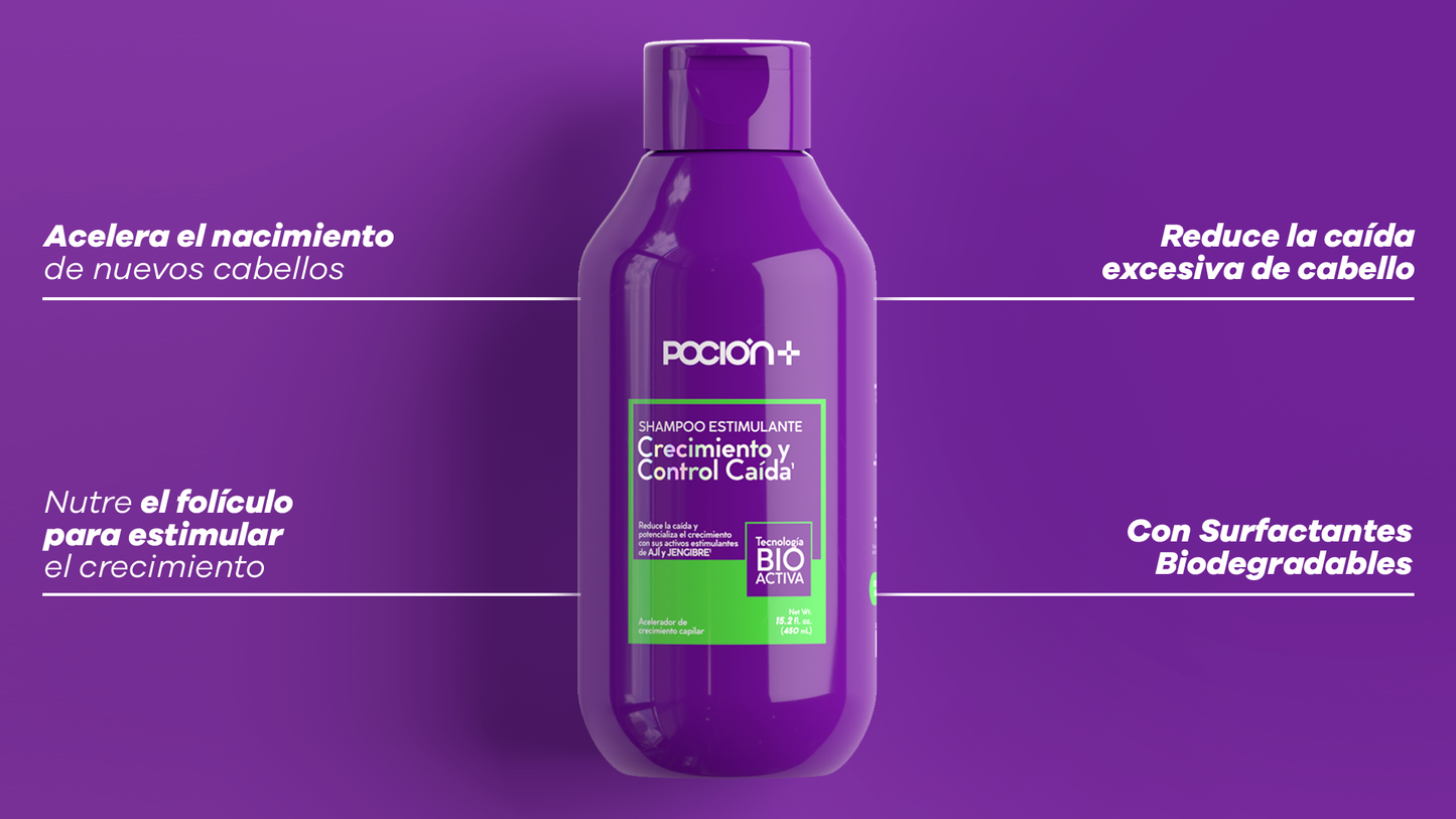 La Pocion + Shampoo Crecimiento y Control Caída - Hair Loss Revitalizing Shampoo 450 ml