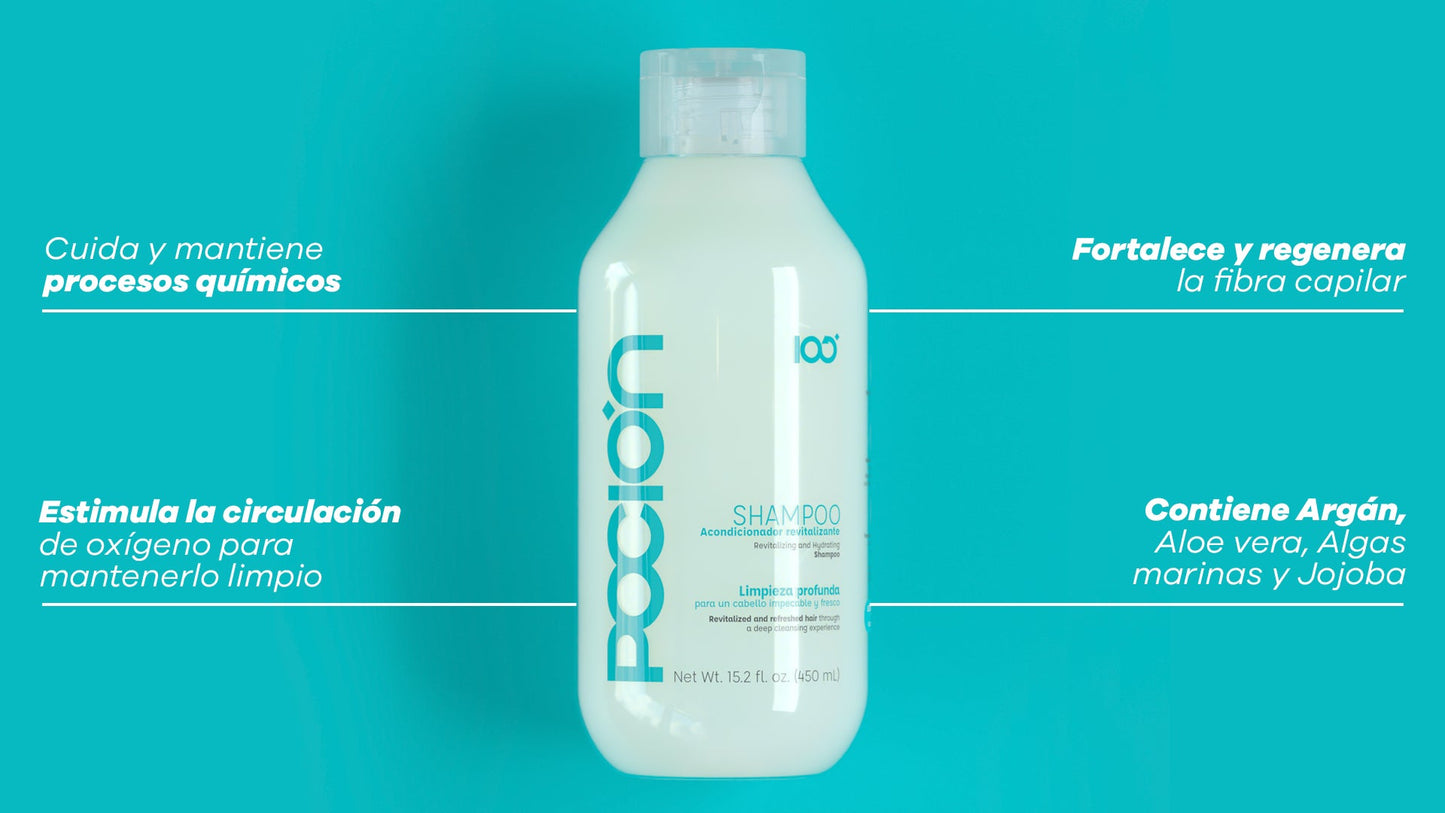 Shampoo Revitalizing and Hydrating / Shampoo Revitalizante e Hidratante La Pocion 450 ml