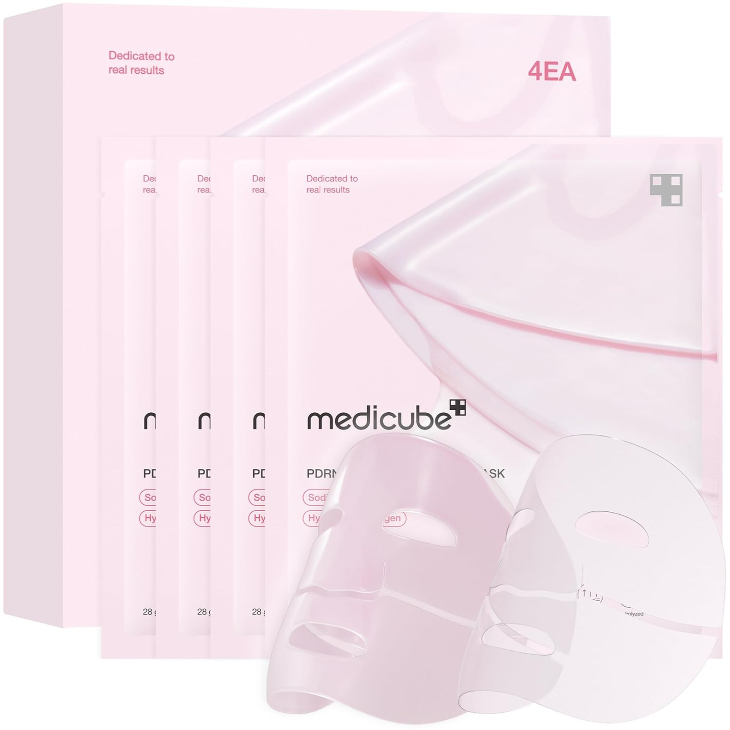 Mascarilla en Gel PDRN de Salmón Medicube Iluminadora y Reafirmante - PDRN Pink Collagen Gel Mask Radiance and Elasticity Boost