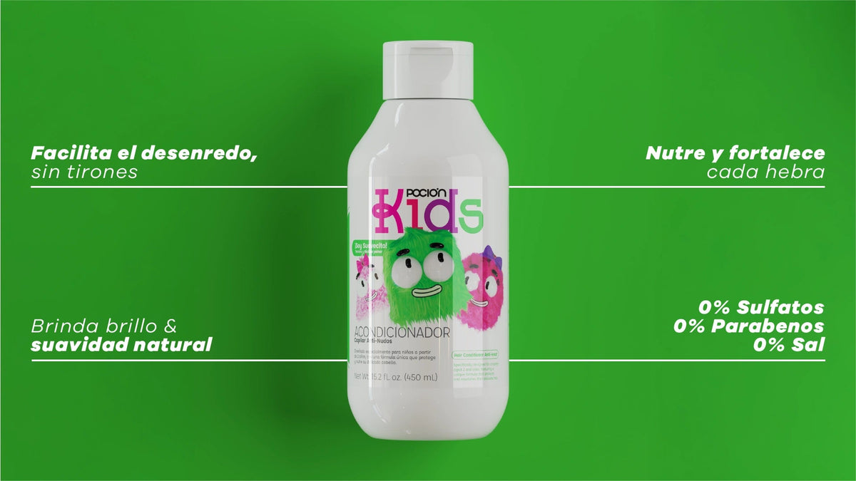 Acondicionador Pocion Kids La Pocion - Kids Detangling Conditioner for Soft & Shiny Hair 450 ml