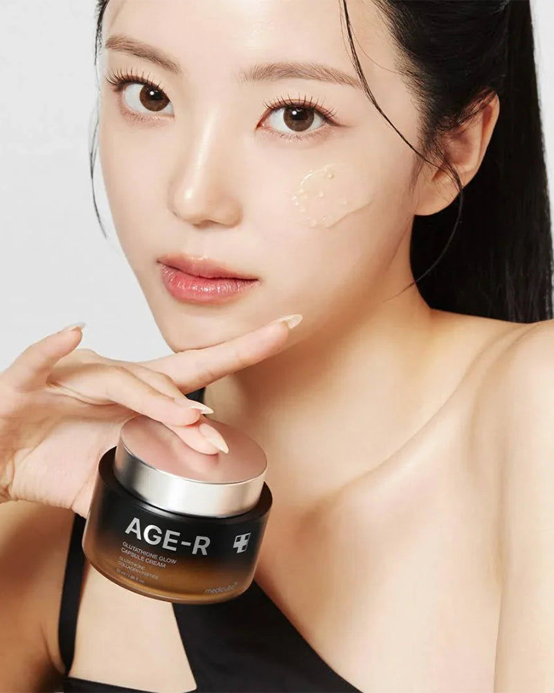 AGE-R Glutathione Glow Capsule Cream Medicube Crema Hidratante Iluminadora – Radiance Enhancing Moisturizer 50 ml