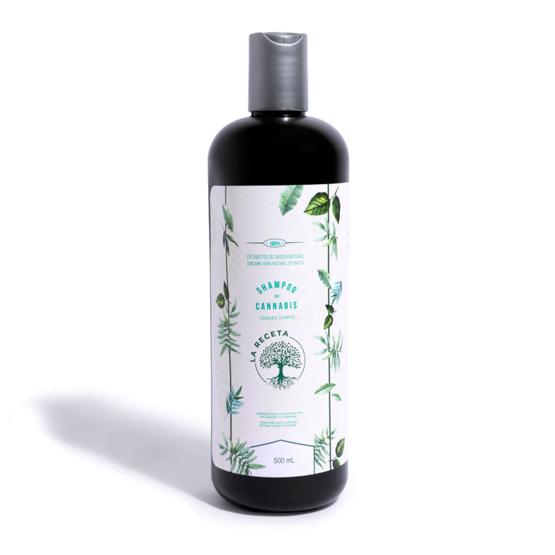 Shampoo de Argán para Cabello Seco La Receta CBD Kaba 500 ML