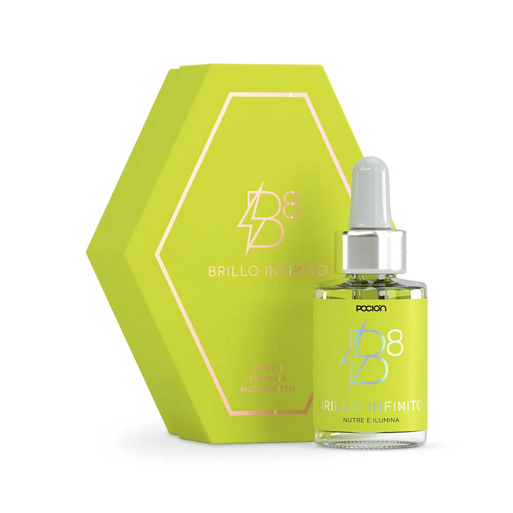 B8 Brillo Infinito La Pocion Óleo Capilar Multifuncional Nutre e ilumina- Hair Oil Nourishes and Brightens