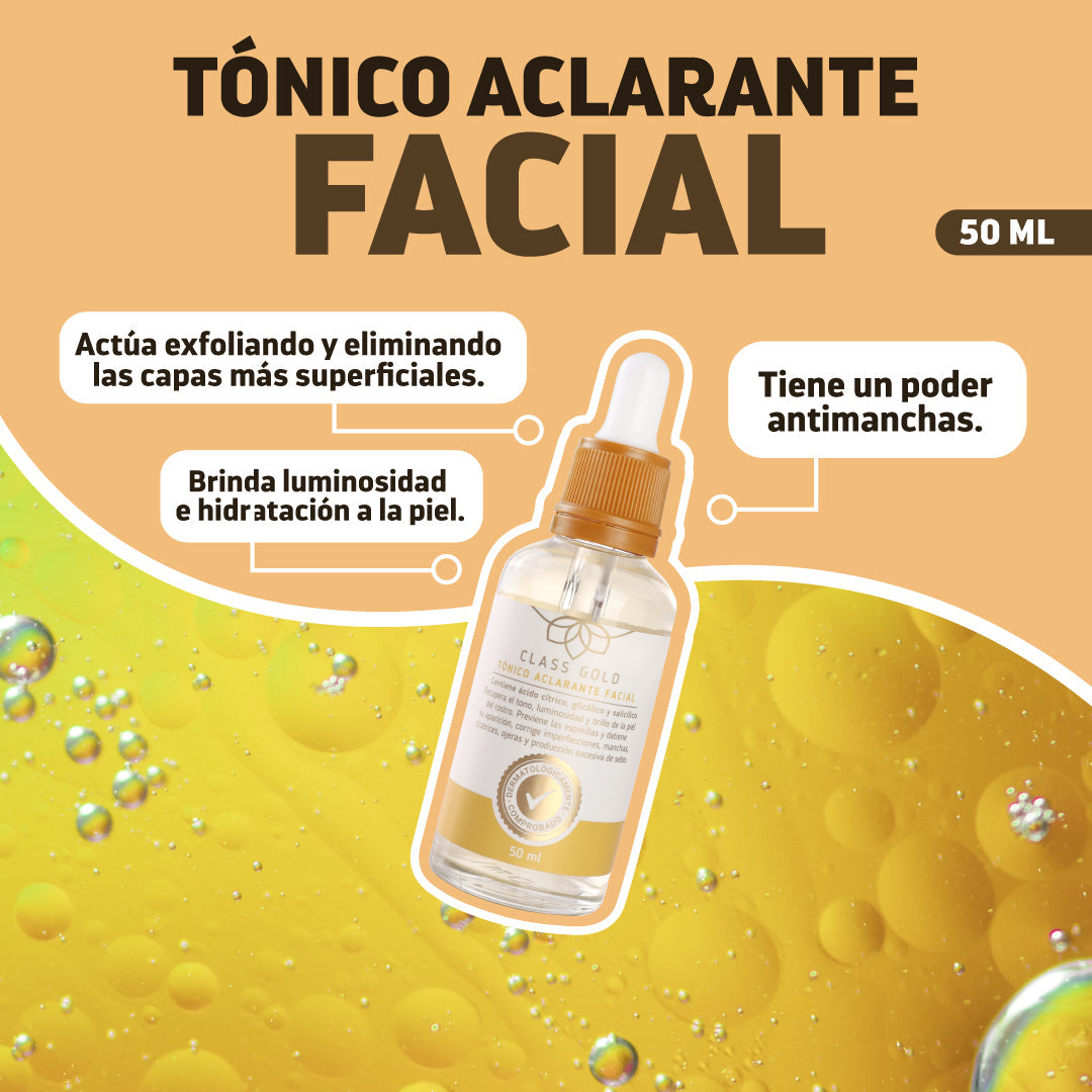 Tónico Aclarante Facial 50 ml