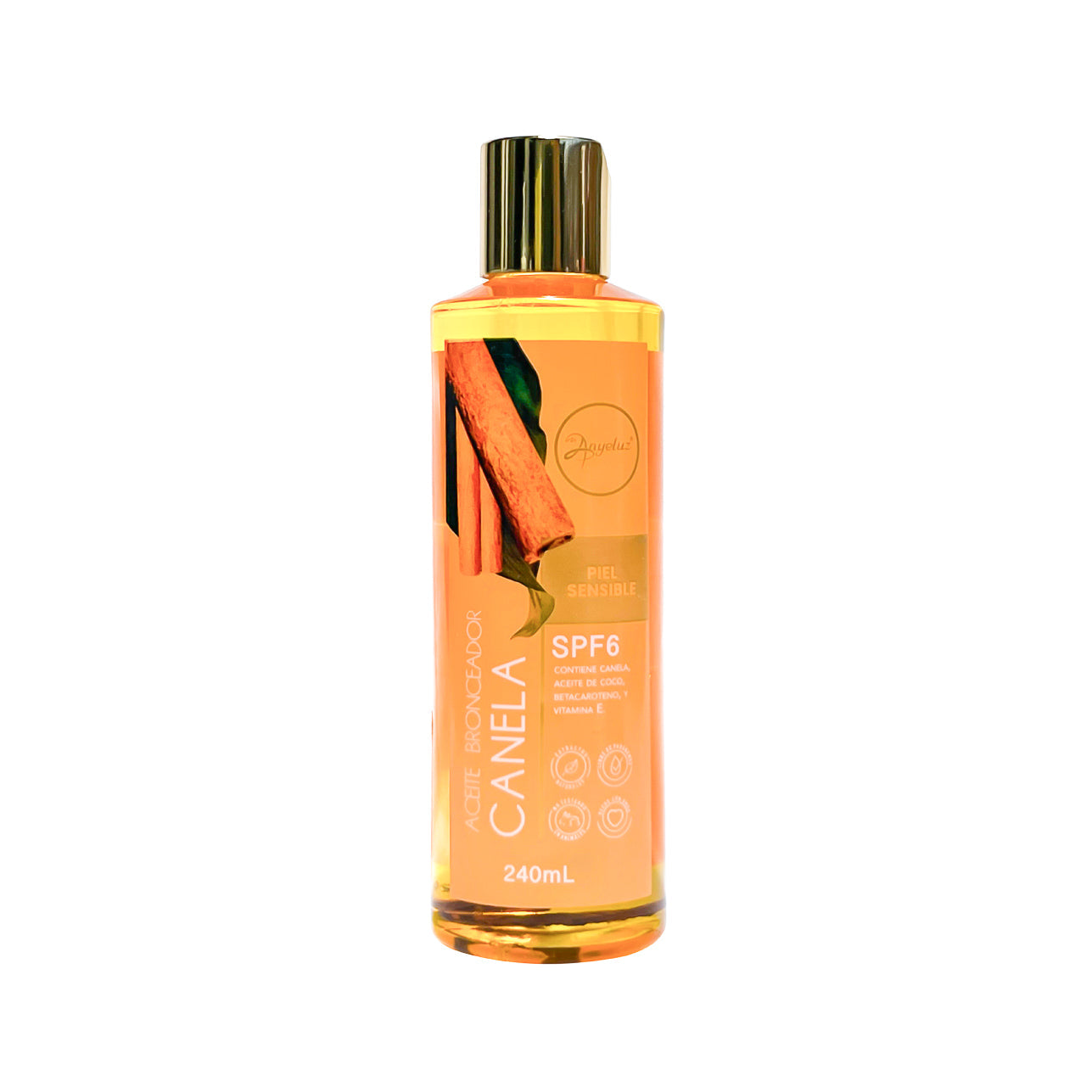 Aceite Bronceador de Canela SPF 6 240 ml Anyeluz