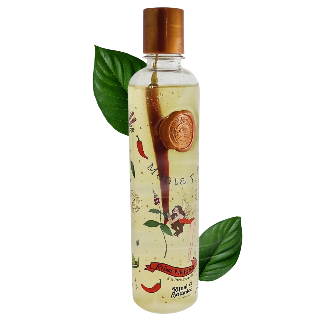 Shampoo Control Caspa con Menta y Ají 400 ml Ritual Botánico