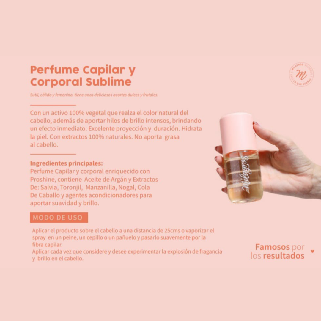 Perfume Capilar 120ml