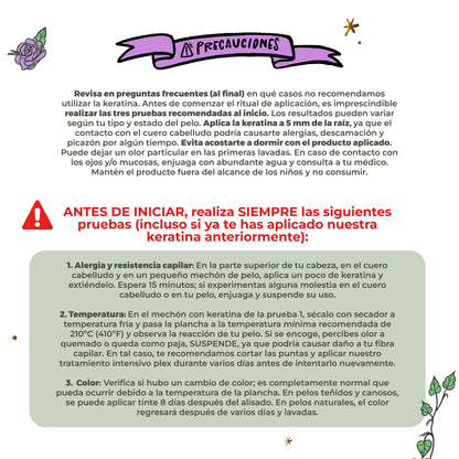 Keratina para dos personas (Mediana) 250 ml Ritual Botánico