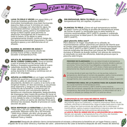 Keratina para dos personas (Mediana) 250 ml Ritual Botánico