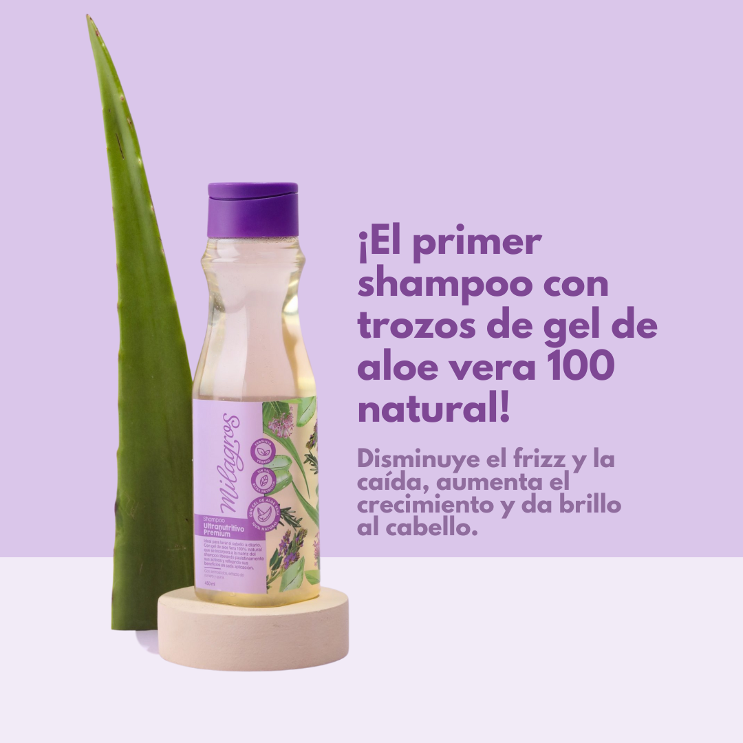 Shampoo Ultranutritivo Premium Milagros 450ml
