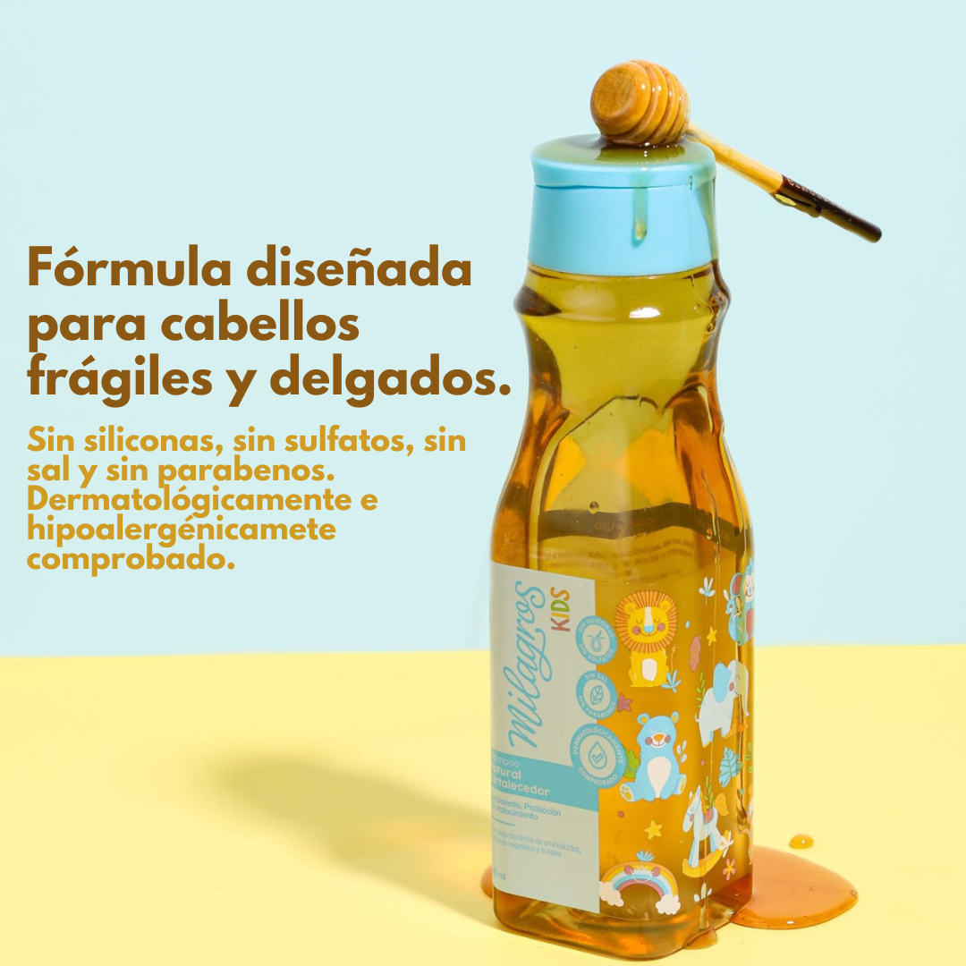 Shampoo Kids Natural Fortalecedor Milagros 450 ml