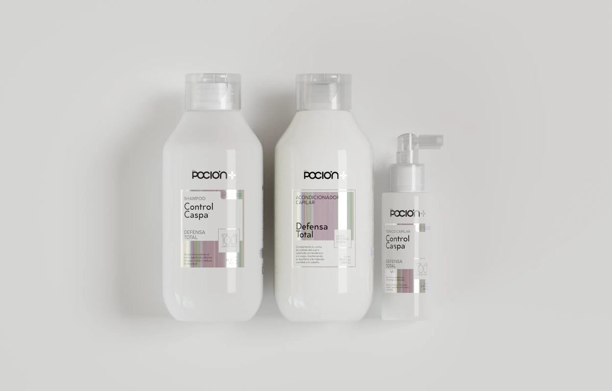 Kit Control Caspa La Pocion - Scalp Care Kit with Shampoo, Conditioner & Scalp Tonic