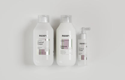 Kit Control Caspa La Pocion - Scalp Care Kit with Shampoo, Conditioner & Scalp Tonic