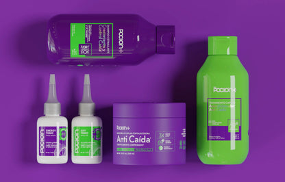 Kit Crecimiento y Anticaida La Pocion - Strengthening Hair Care Kit with Shampoo, Hair Mask, Conditioner & Scalp Tonics