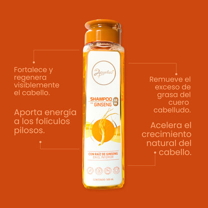 Shampoo con Ginseng 500 ml Anyeluz