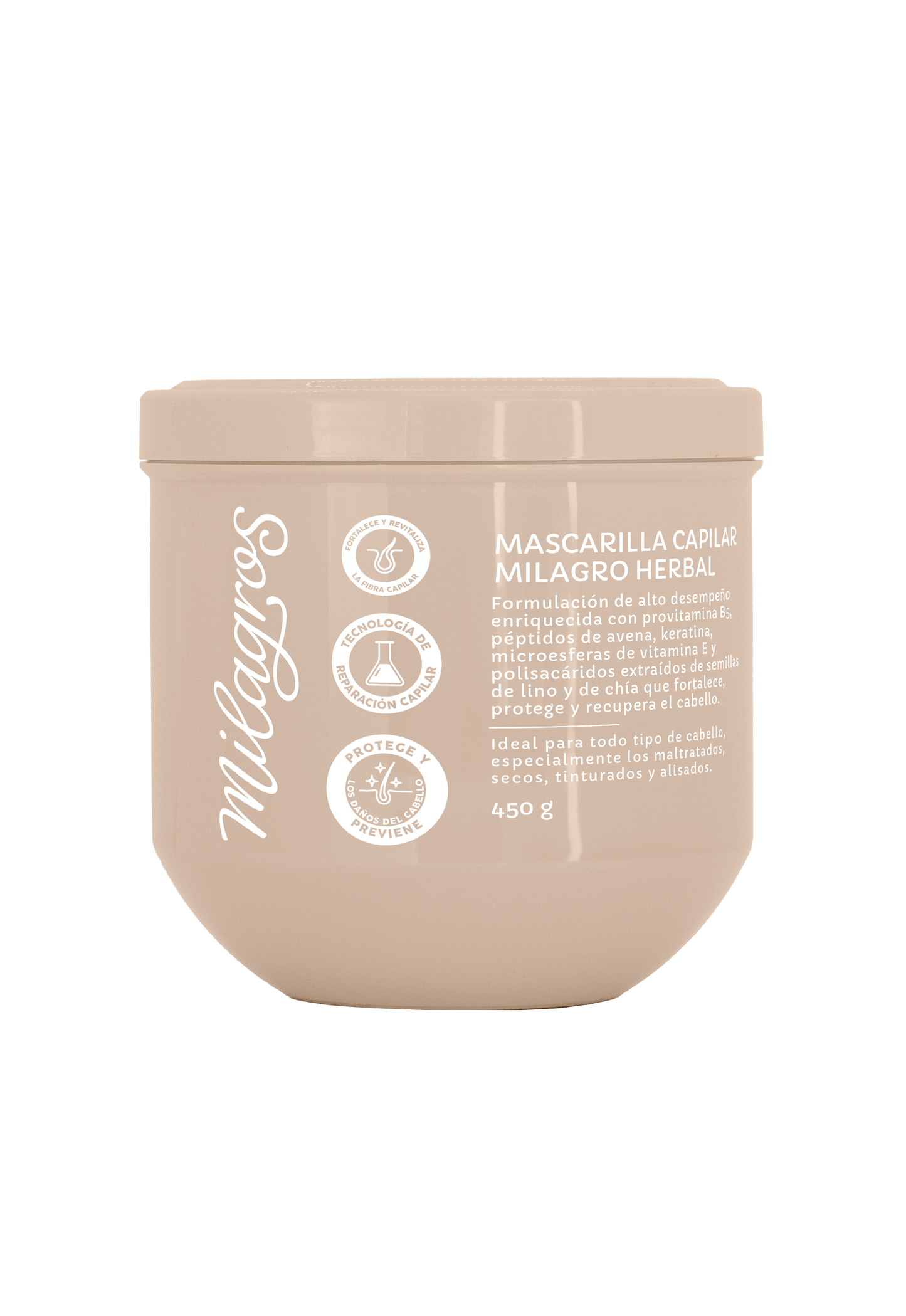 Mascarilla Capilar Milagro Herbal 450 ml