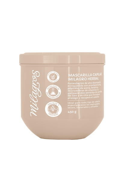 Mascarilla Capilar Milagro Herbal 450 ml