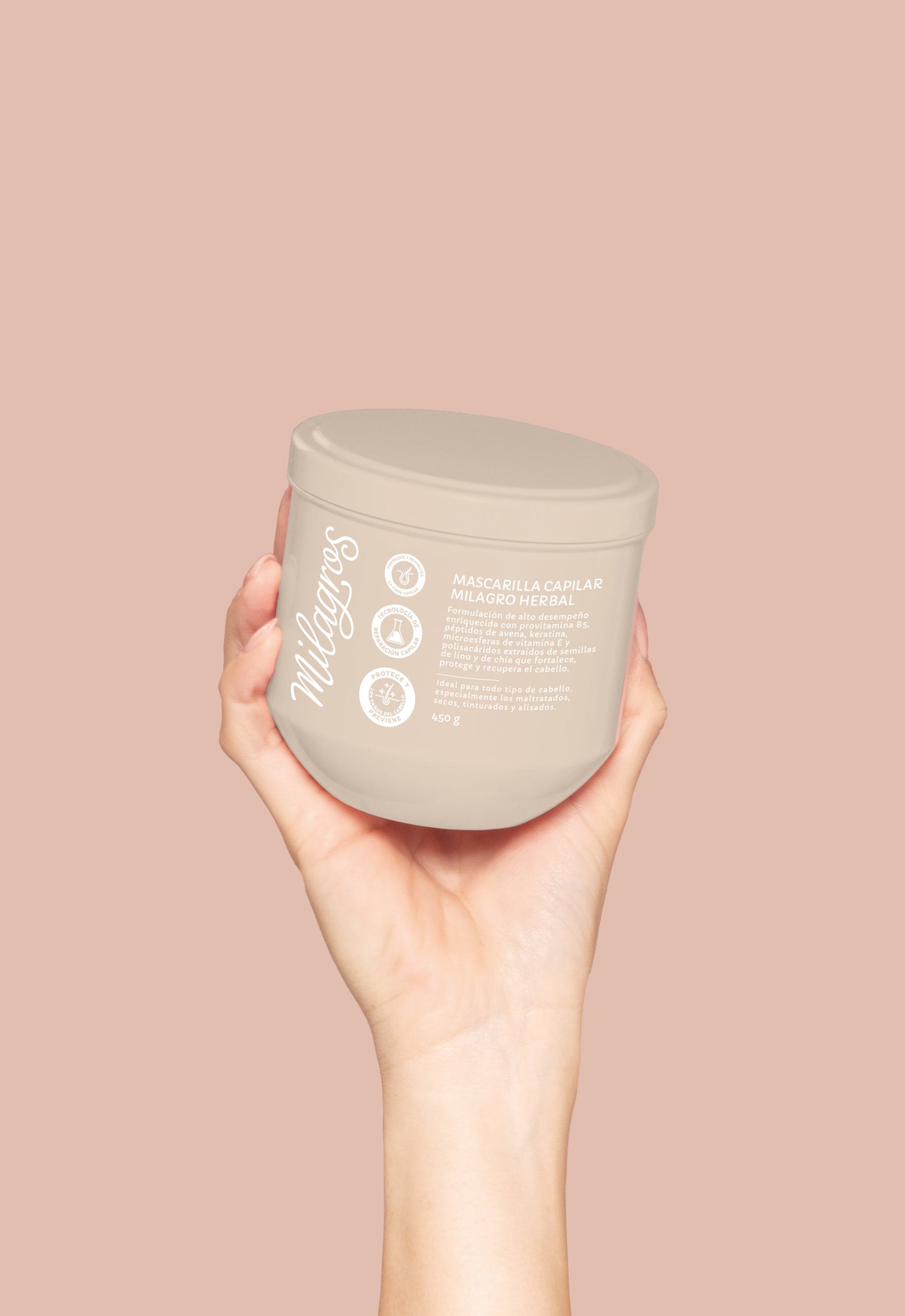Mascarilla Capilar Milagro Herbal 450 ml