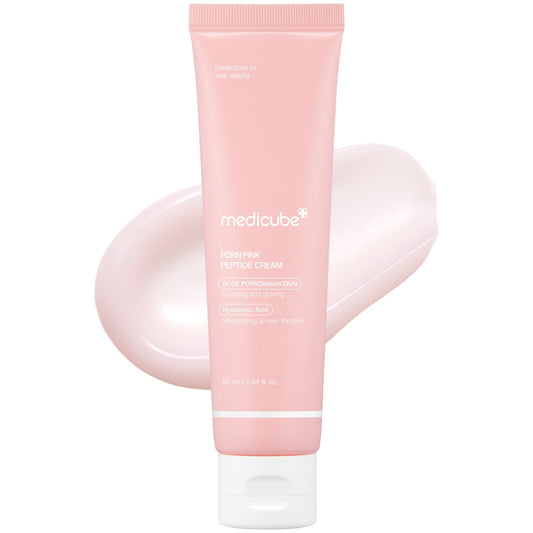 Crema Hidratante con PDRN de Salmón para Hidratación y Luminosidad - PDRN Pink Hyaluronic Moisturizing Cream Medicube 50 ml
