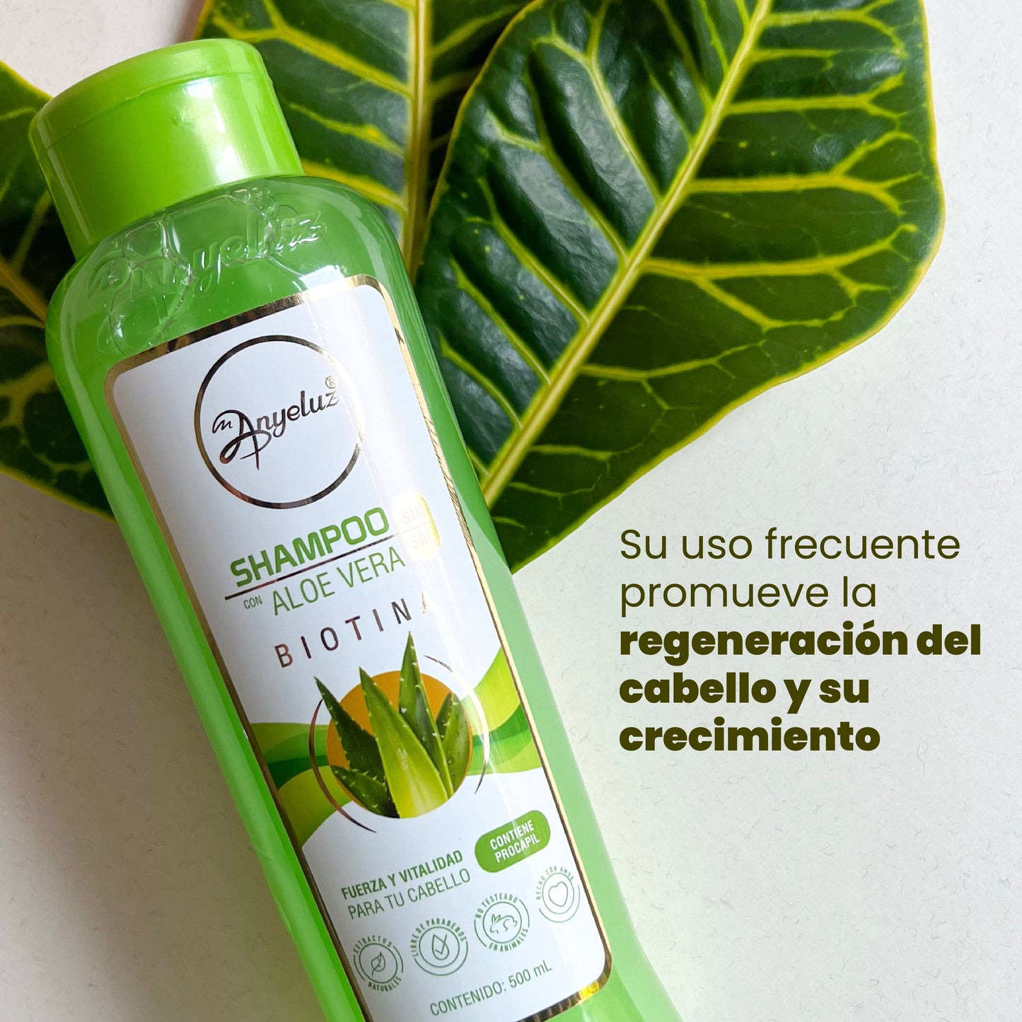 Shampoo Aloe Vera 500 ml Anyeluz