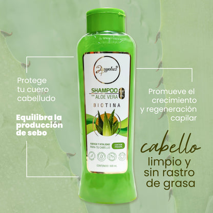 Shampoo Aloe Vera 500 ml Anyeluz