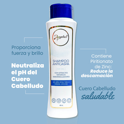 Shampoo Anticaspa 500 ml Anyeluz