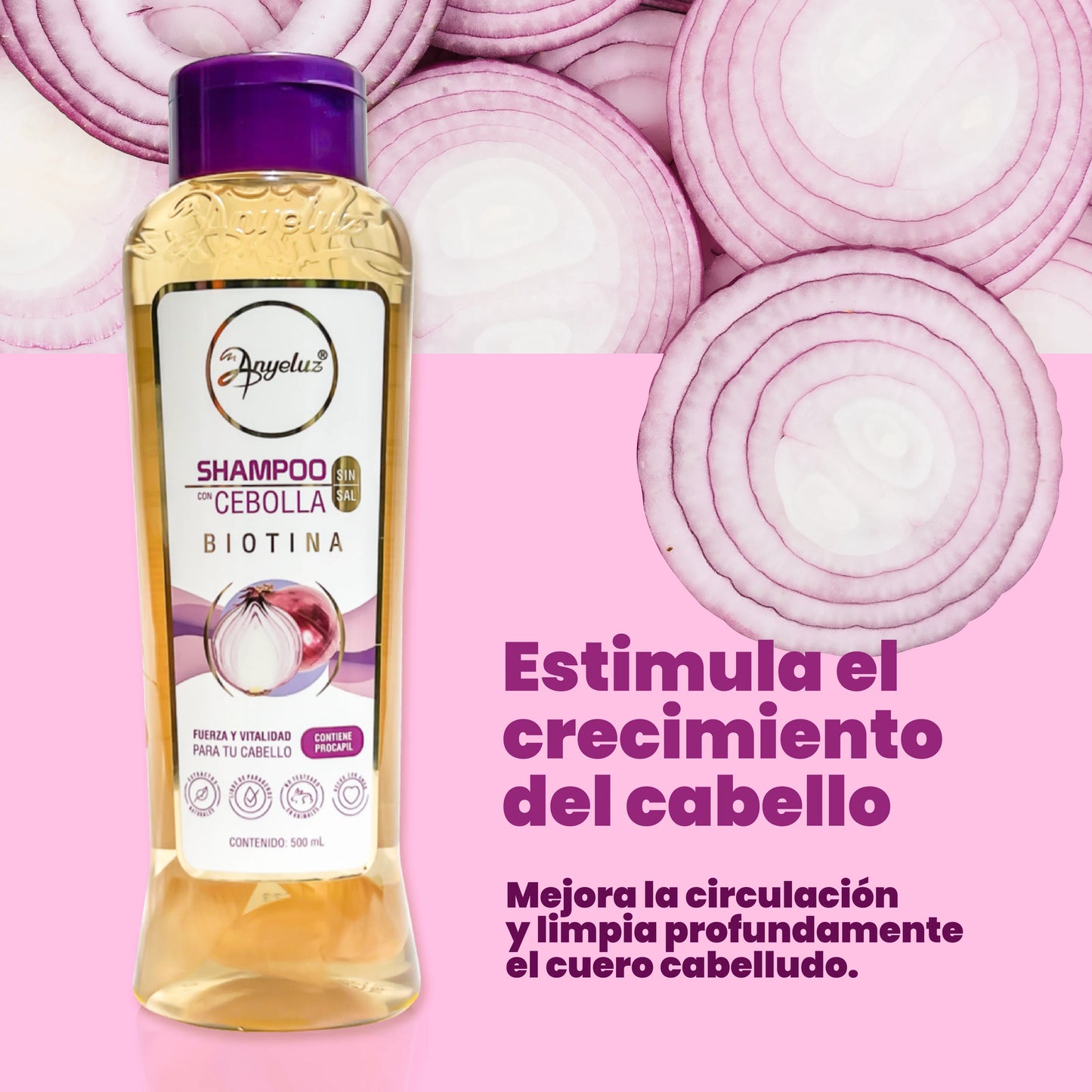 Shampoo Cebolla Anyeluz