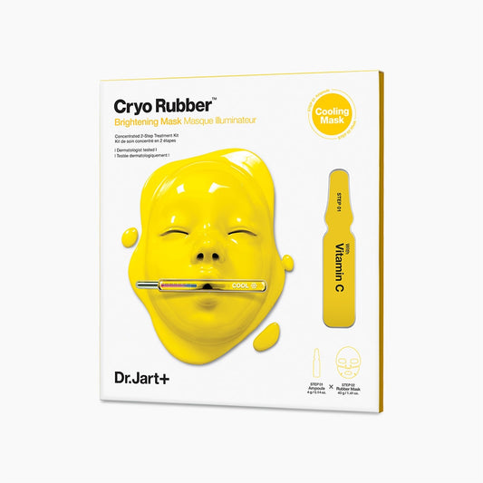 Cryo Rubber with Brightening Vitamin C Dr. Jart+ Mascarilla facial en 2 pasos con efecto Cryo – Luminosidad instantánea