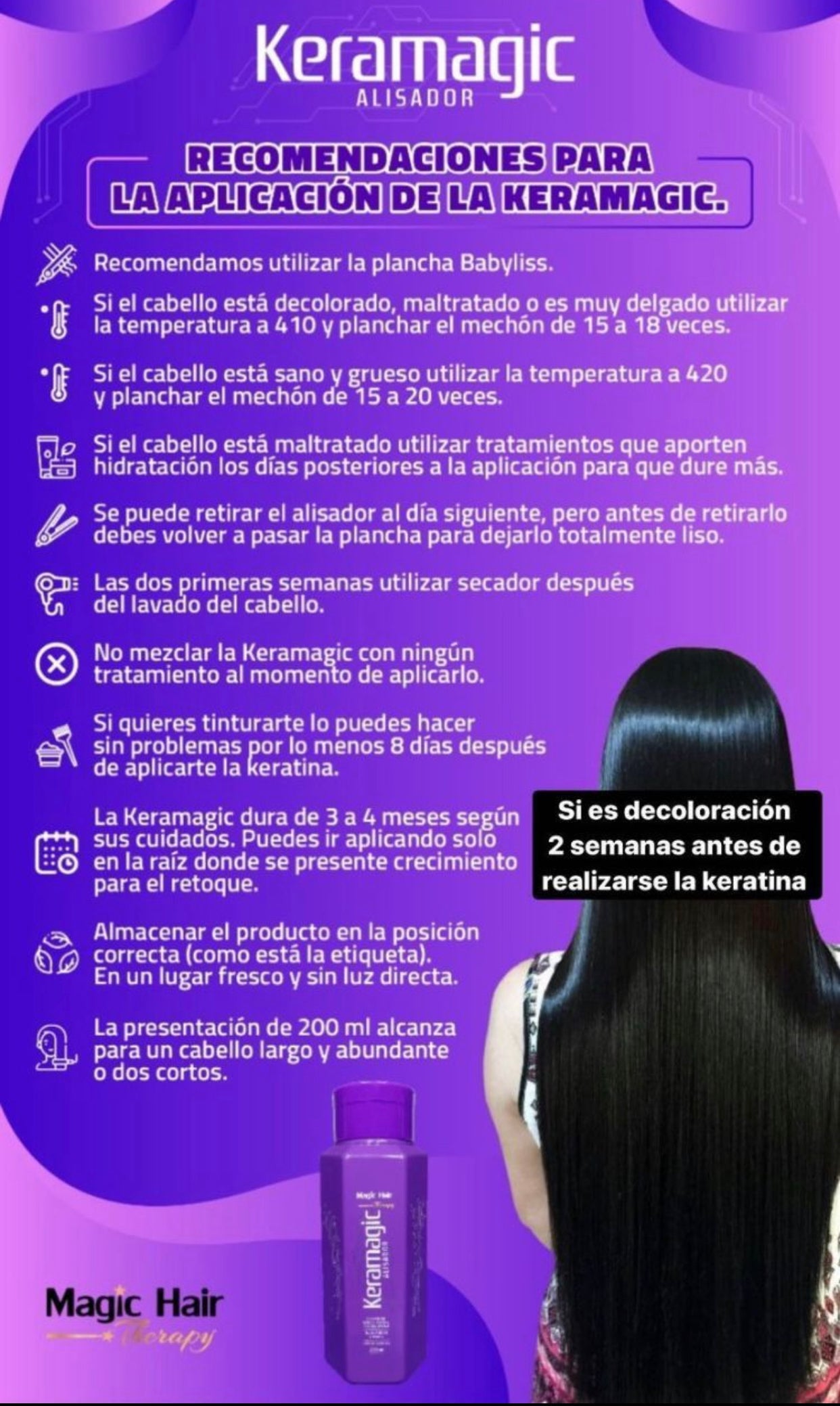 Keratina Keramagic Alisador 200 ml