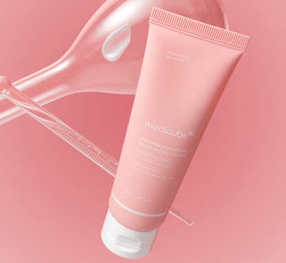 Crema Hidratante con PDRN de Salmón para Hidratación y Luminosidad - PDRN Pink Hyaluronic Moisturizing Cream Medicube 50 ml